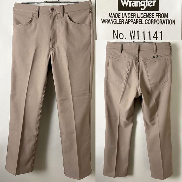 【定価8,800円 美品】レア WRANGLER ラングラー スタプレパンツ(ランチャーパンツ)WI1141 ブーツカット サイズM(W31~32程度) ベージュ拍卖