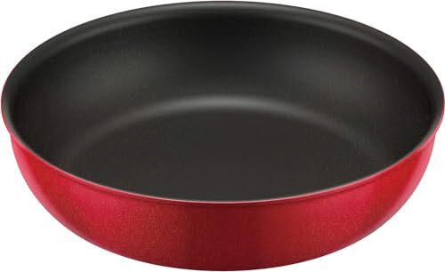 サーモス デュラブルシリーズ 取っ手のとれるフライパン 24cm レッド IH対応 KVA-024 R拍卖