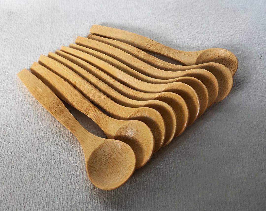 スプーン コーヒースプーン 竹製 40本セット ティースプーン拍卖