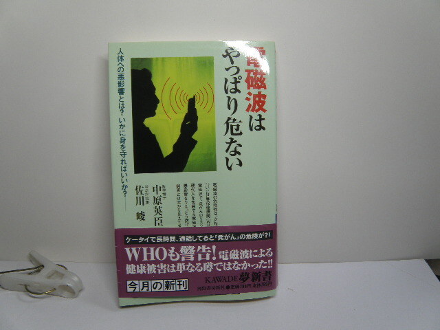 電磁波はやっぱり危ない WHOも警告人体への悪影響 帯付中古良品 河出新書2011年1刷 定価760円 図入207頁 送198 リニアも強力電磁波利用拍卖