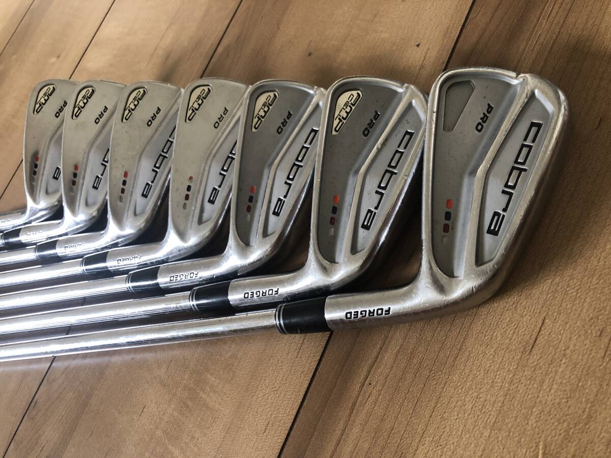 コブラ AMP SELL プロ PRO フォージド 4~9.P 7本 D/G S300 アイアンセット拍卖