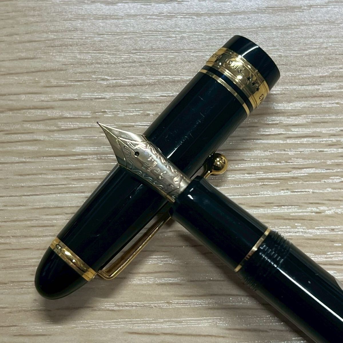 1円〜 PILOT パイロット 万年筆 CUSTOM カスタム 743 ペン先 14K 585 ブラック 文房具 筆記用具 コレクション拍卖