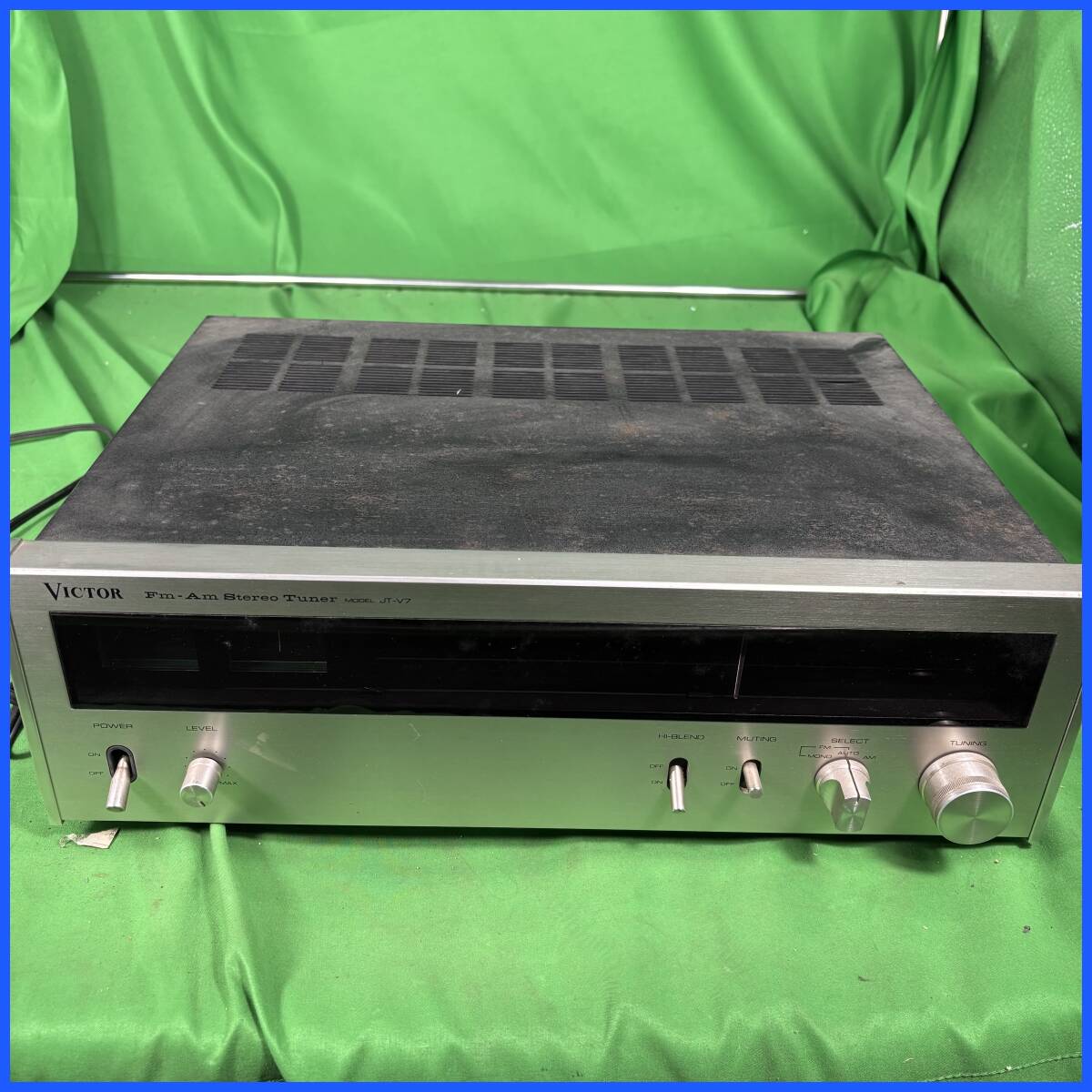 VICTOR FM/AM STEREO TUNER ステレオチューナー JT-V7 JVCケンウッド ビクター オーディオ 現状品 動作未確認 EL-250712054拍卖