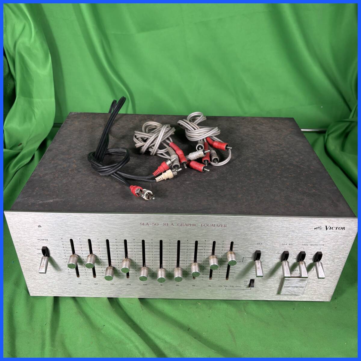 Victor グラフィックイコライザー SEA-50 ビクター 1979年製 オーディオ機器 2チャンネル連動型10素子 現状品 動作未確認 EL-250712056拍卖