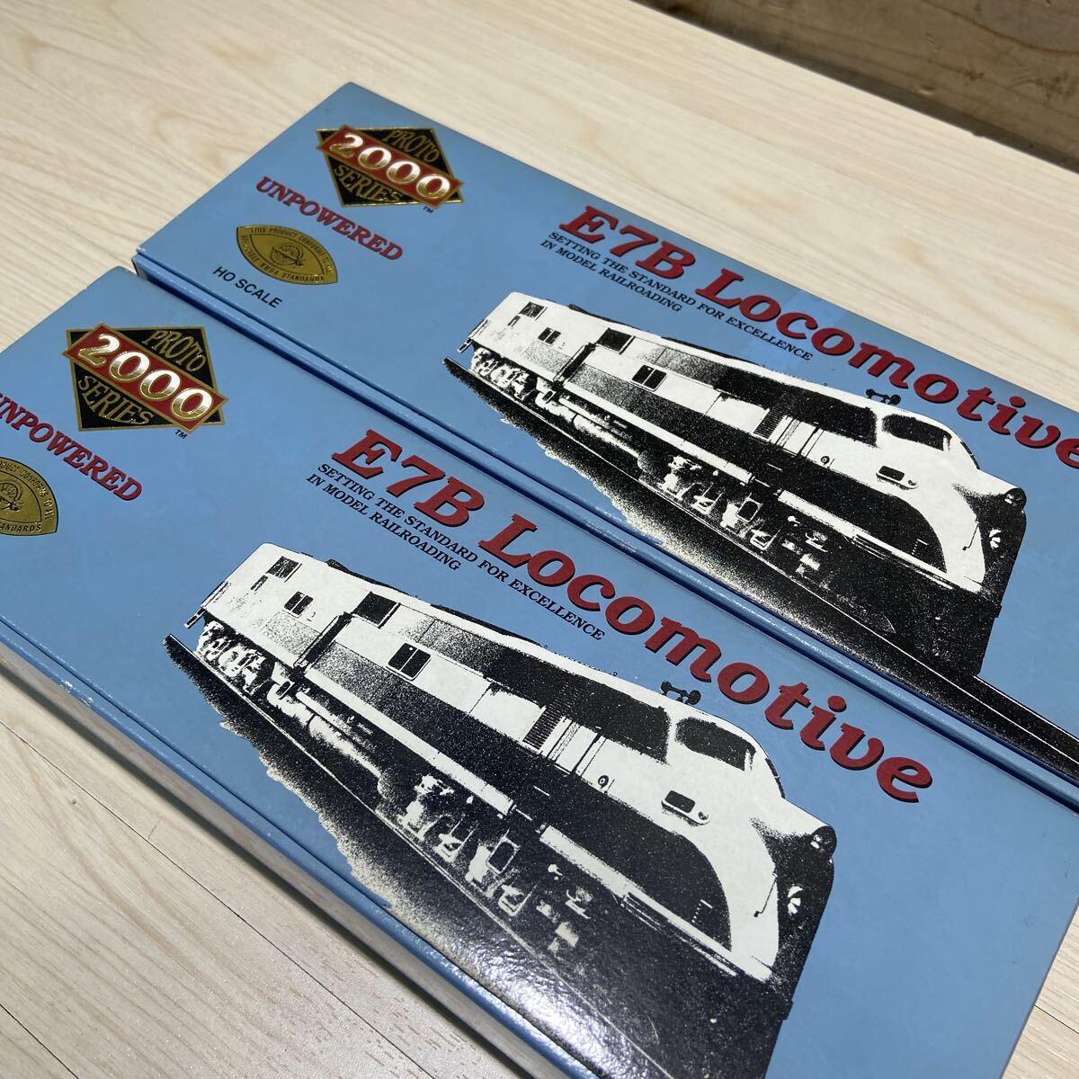 1 2個セット HOゲージ PROTO 2000 SERIES ITEM E7B LOCOMOTIVE 鉄道模型 動作未確認 拍卖