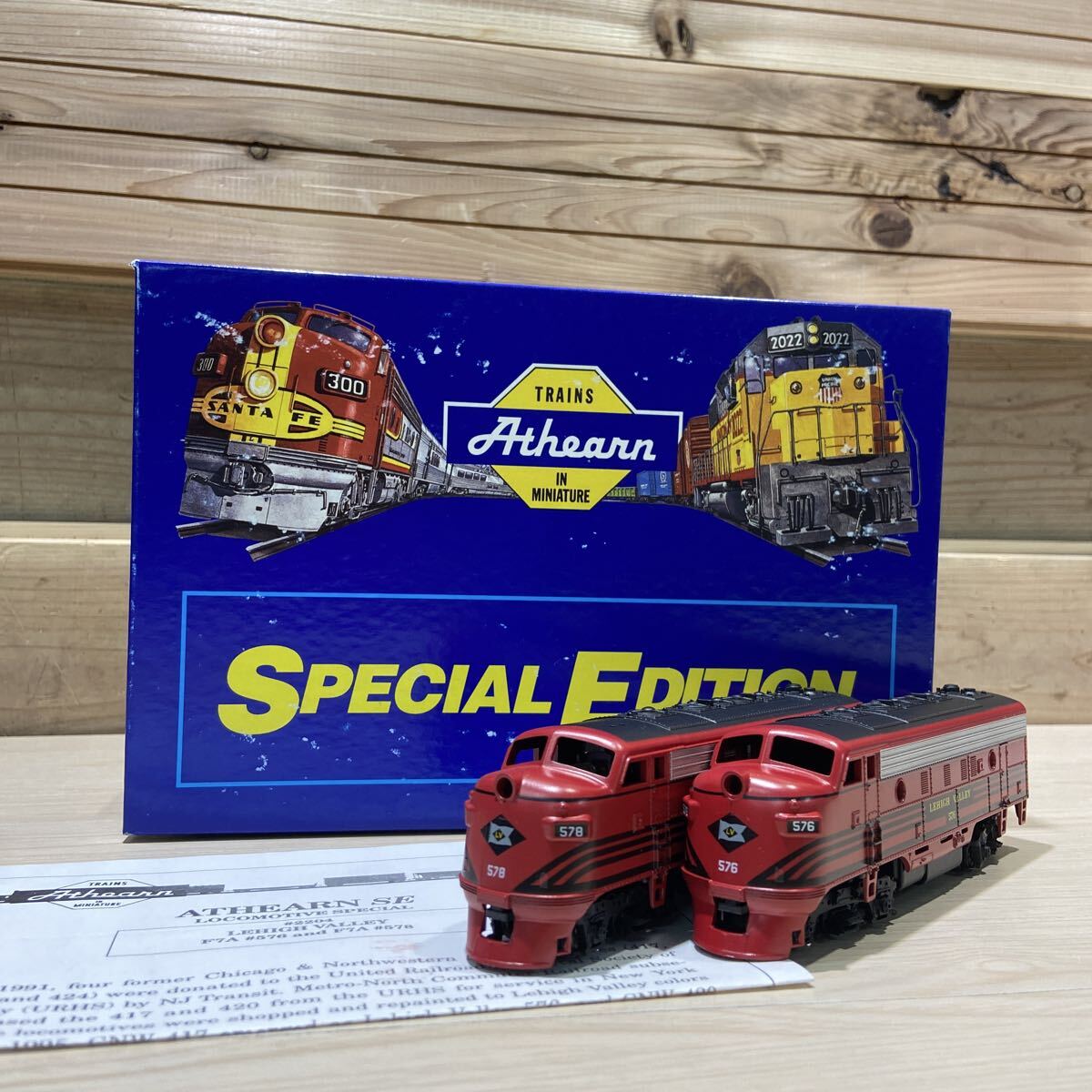 4 外観良好 ATHEANN SPECIAL EDITION SD40-2 ♯7354 ♯7375 HOゲージ 鉄道模型 詳細未検品 現状販売 アサーン拍卖