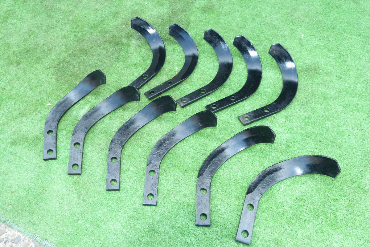 ★ 未使用 管理機 爪 L200mm 取付穴ピッチ 45mm 右6本 左5本 ★拍卖
