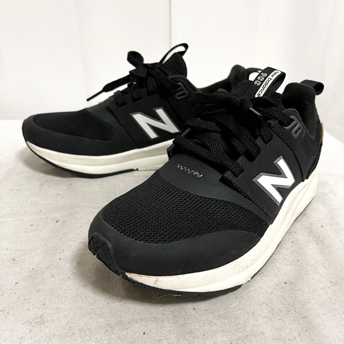 和868★ newbalance 900 ニューバランス スニーカー シューズ 23.5 ブラック レディース拍卖