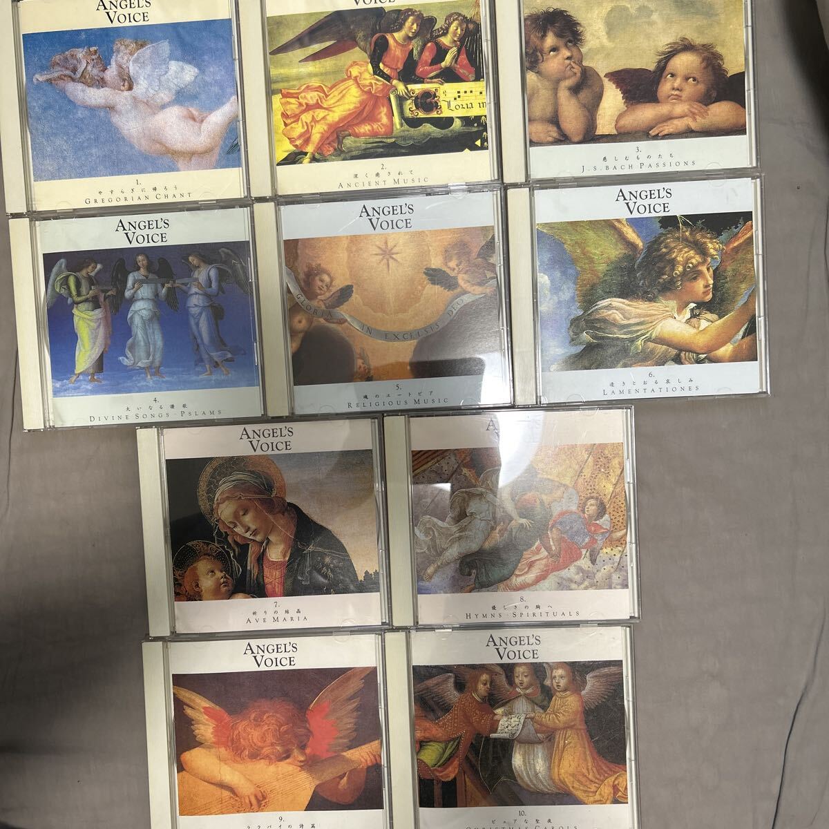CD10枚組 ANGEL'S VOICE 天使の声 クリスマス・キャロル / 讃美歌 / 黒人霊歌 / グレゴリオ聖歌拍卖