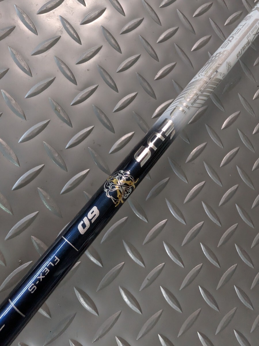 テーラーメイド1w用スリーブ付!バシレウス BASILEUS Tri Spada 60 Sflex トライスパーダ 44.25 ヘッド装着で45.25~45.5です 中古拍卖