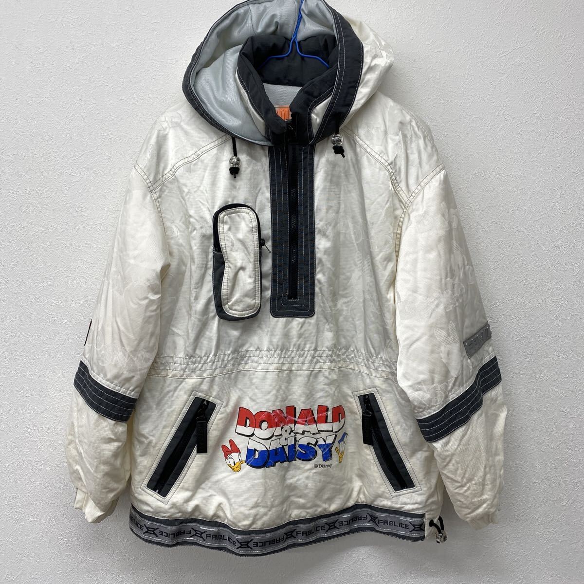 FABLICE 白 ジャケット アウター L 古着 disney 防寒  さ15拍卖
