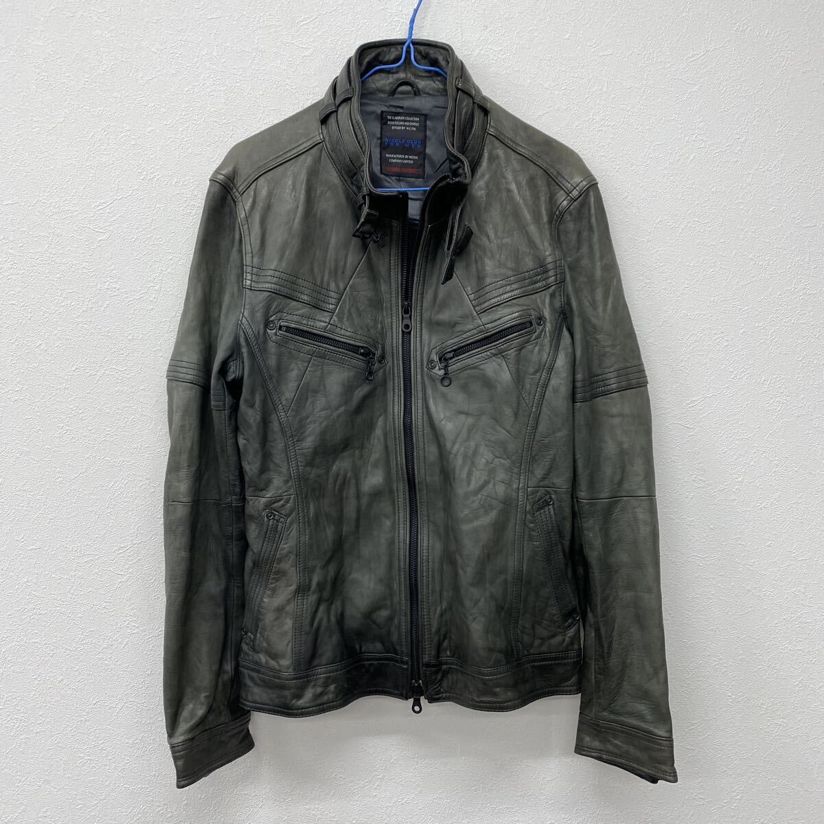 レザージャケット ライダースジャケット ブルゾン アウター古着 さ17拍卖