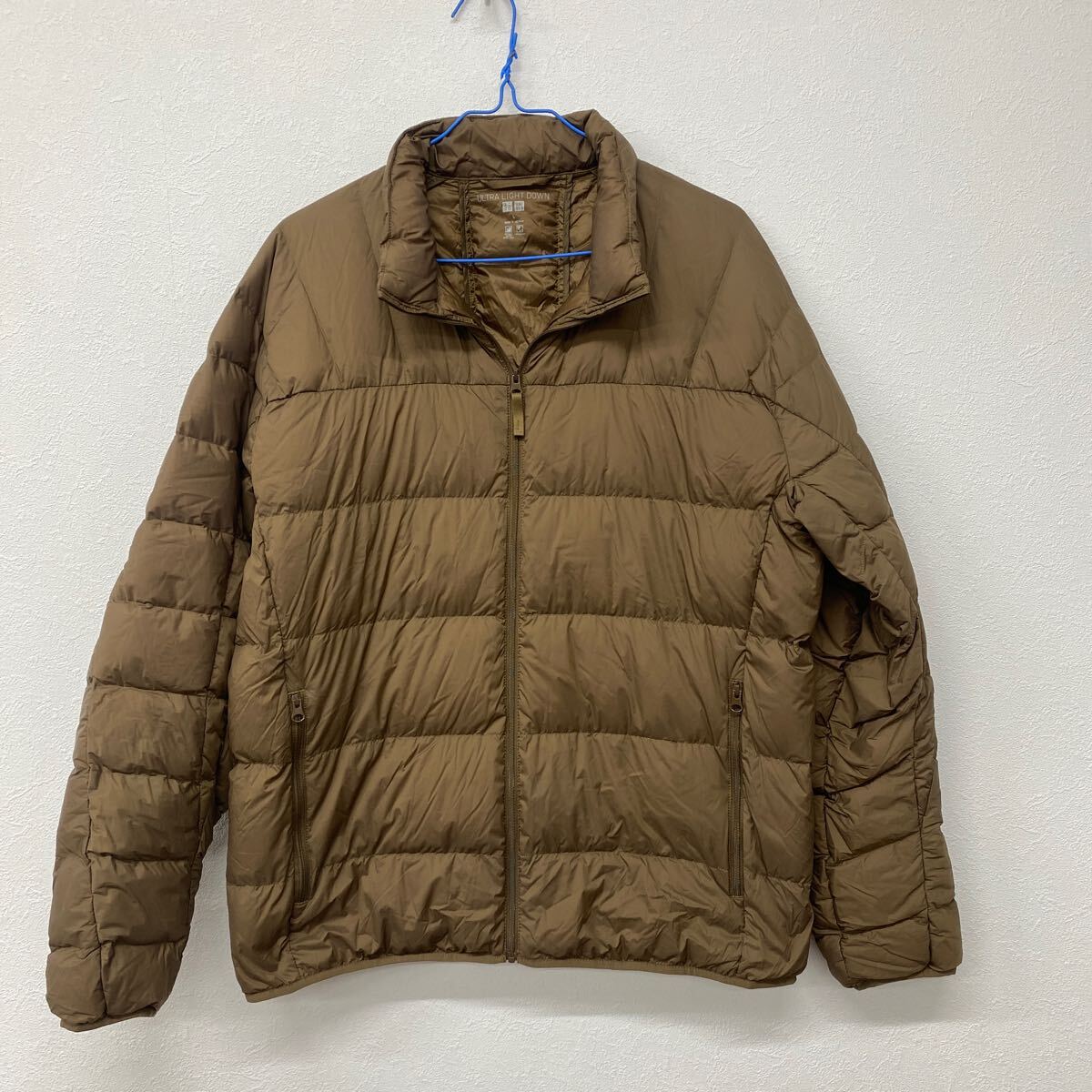 UNIQLO ユニクロ メンズ ウルトラライトダウンジャケット ゴールド Lサイズ コ7拍卖