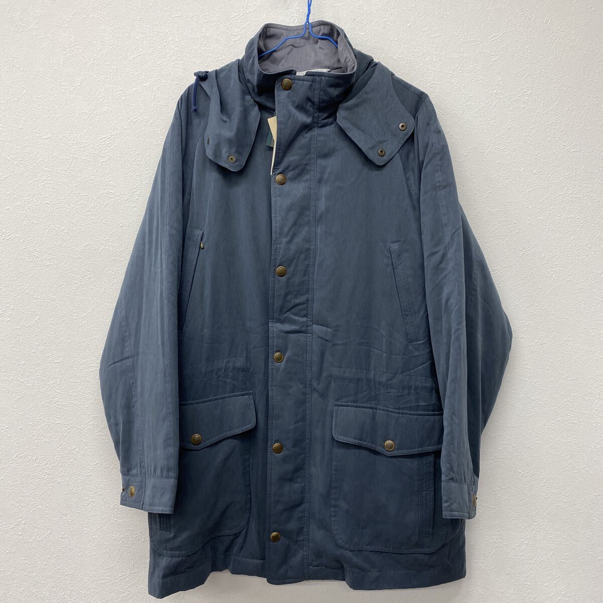 Nicole St Gilles ジャケット  マウンテンパーカー アウター マガジンポケット付き ブルー系 L そ9拍卖