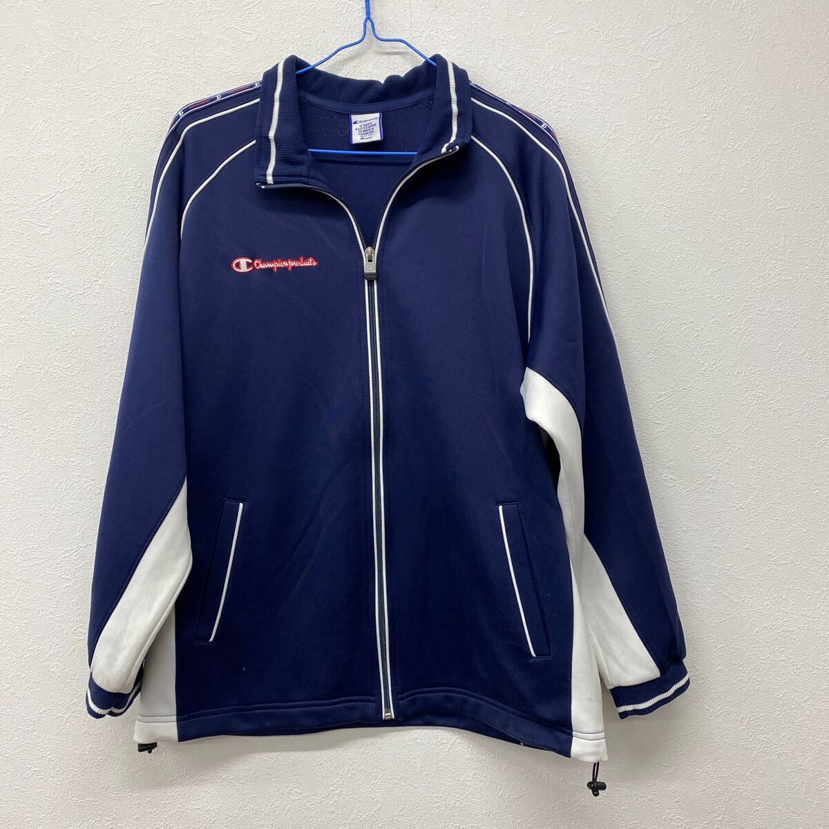 champion チャンピオン メンズ  ジャージ上着 Mサイズ ネイビー チ17拍卖