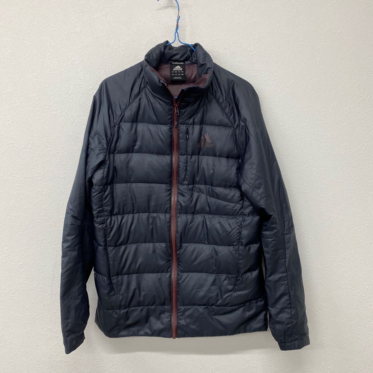 adidas アディダス メンズ ダウン ジャケット  ブラック Lサイズ ツ5拍卖