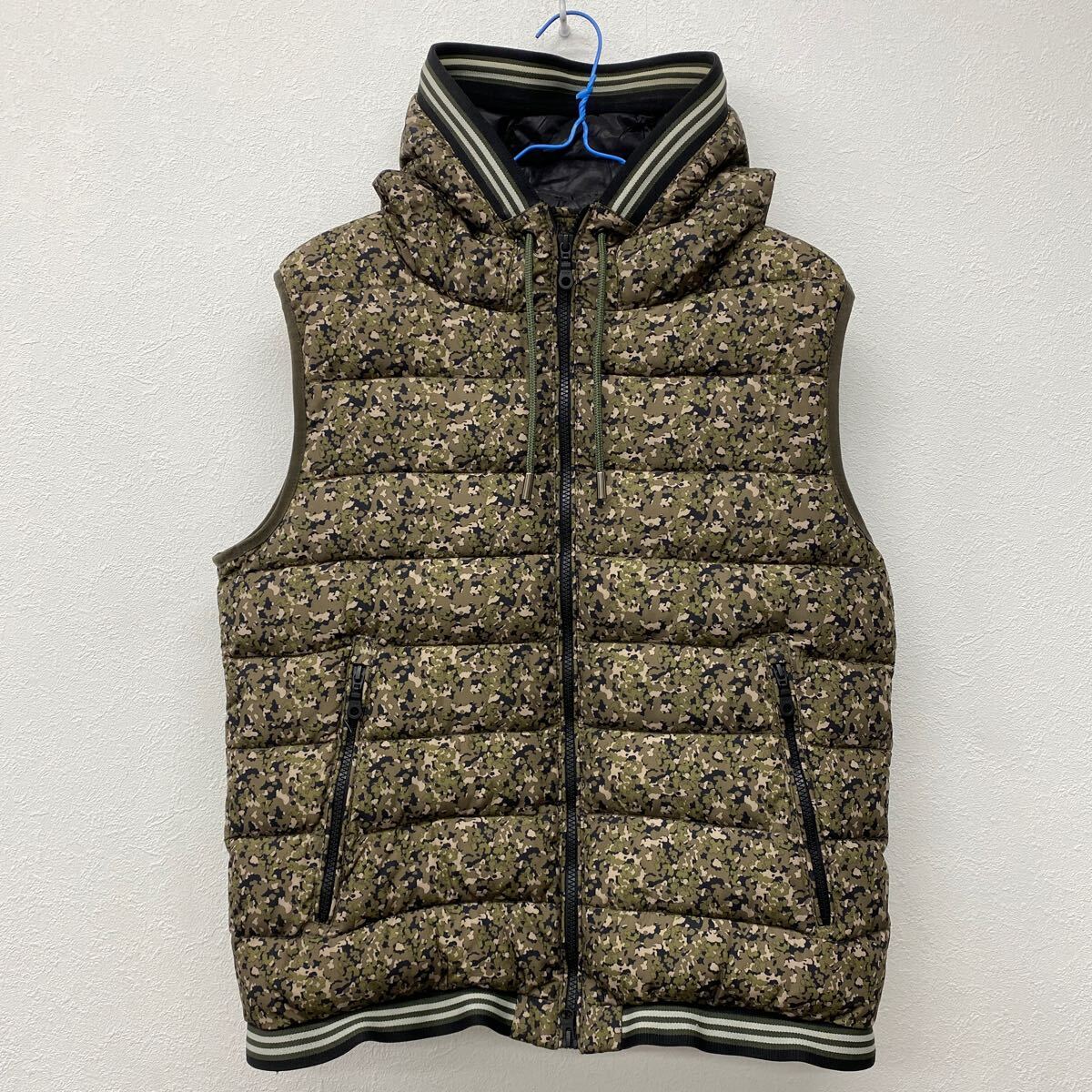 AZUL ダウンベスト アウター カジュアル L 古着防寒 し11拍卖