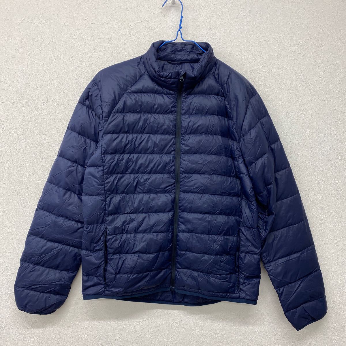topvalu ダウンジャケット ネイビー ブルゾン M 防寒 古着 か16拍卖