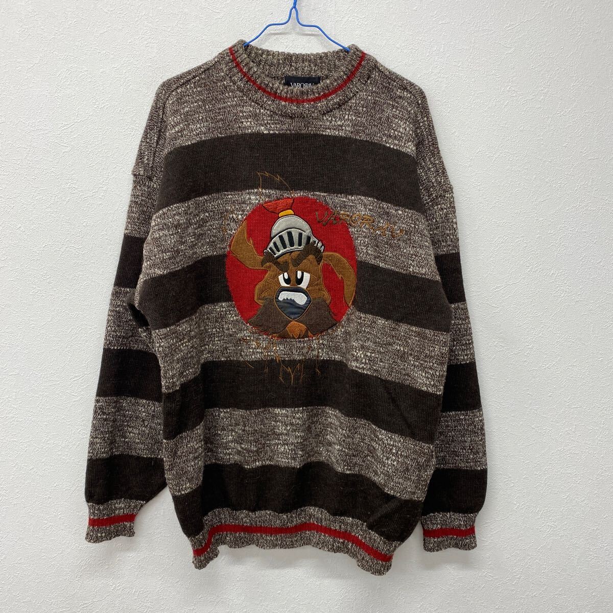 VARO ニット セーター 長袖 古着 防寒 け14拍卖