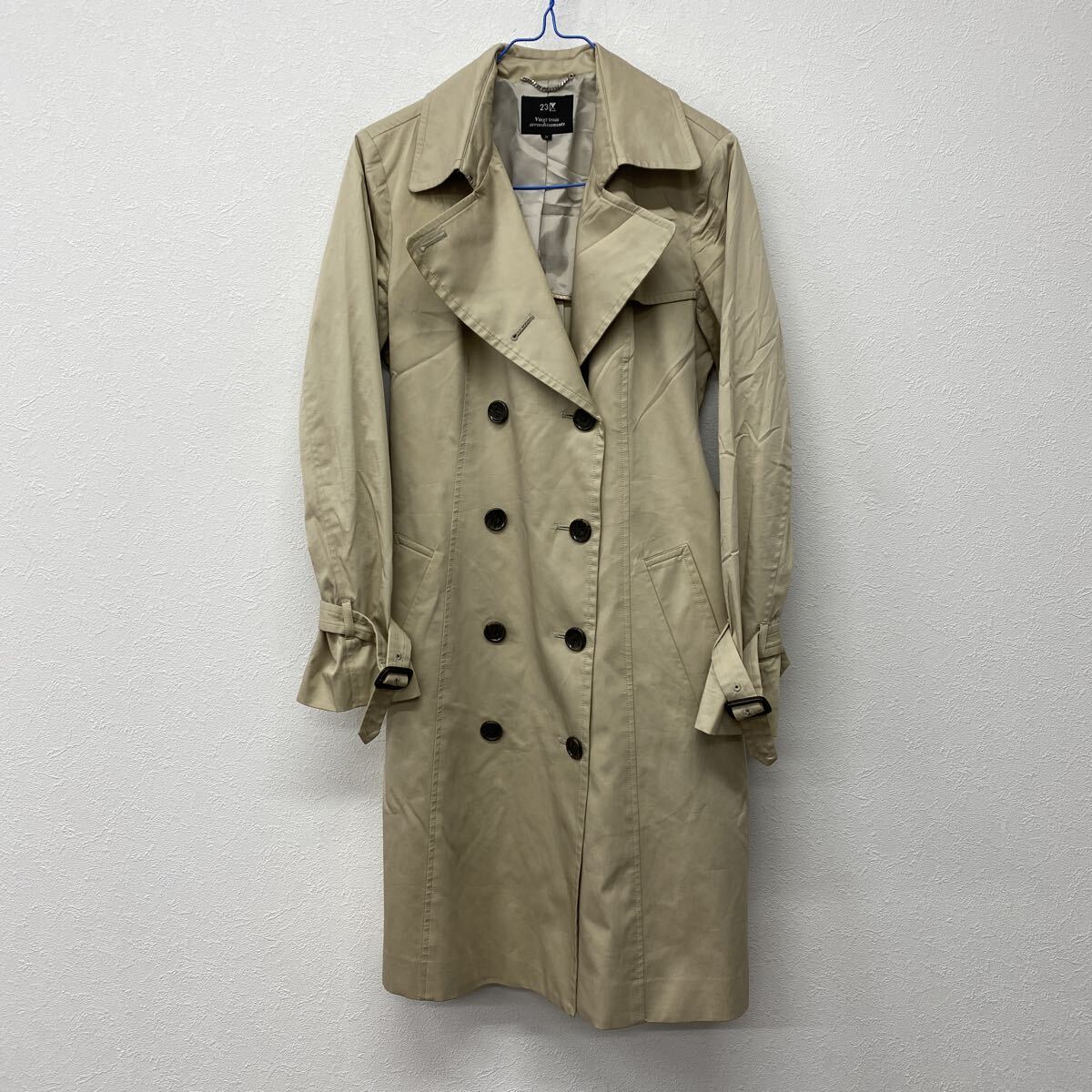 23区 ニジュウサンク トレンチコート アウター ベージュ 38 つ5拍卖