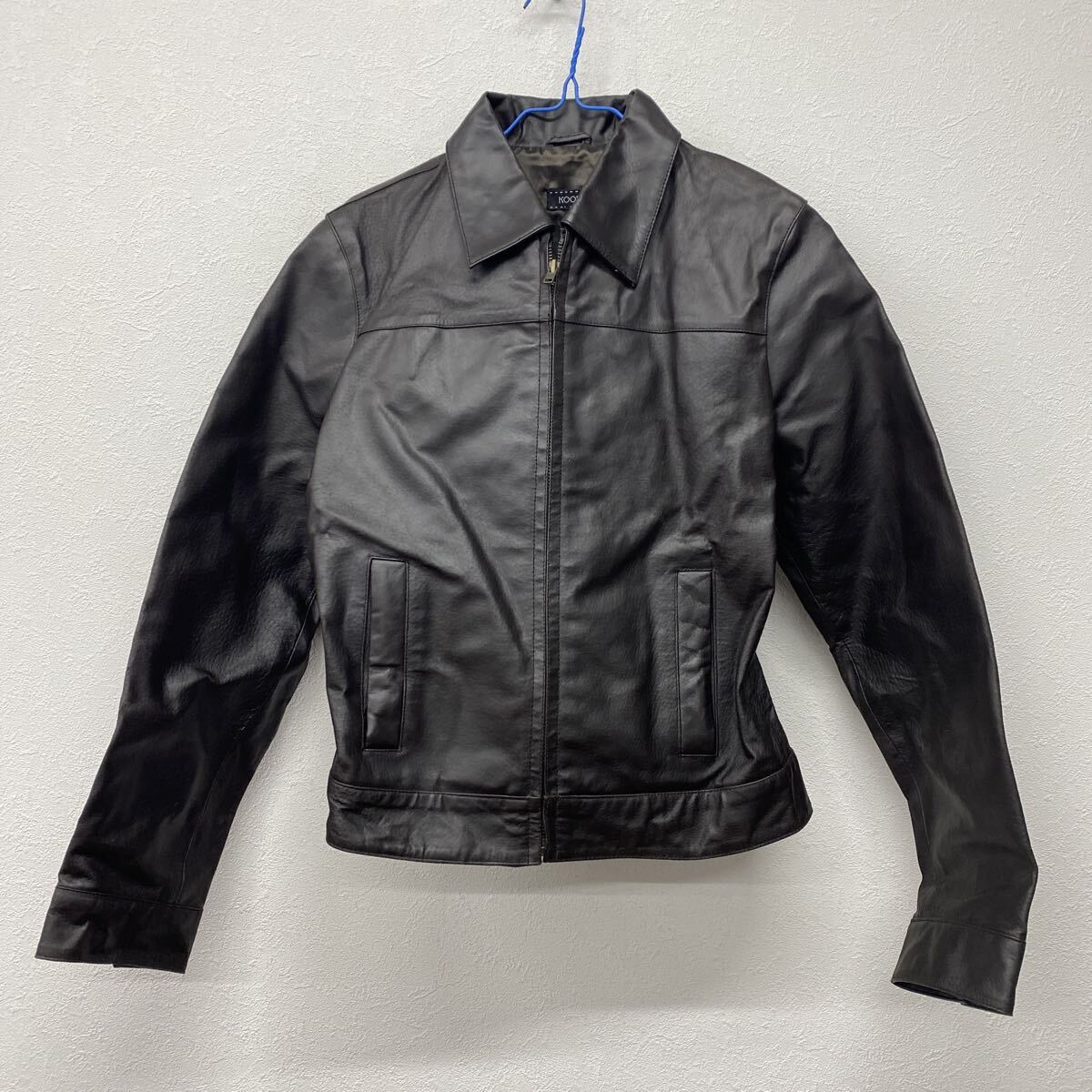 KOOKAI クーカイ レザージャケット 革ジャン 豚革 焦茶色 と11拍卖