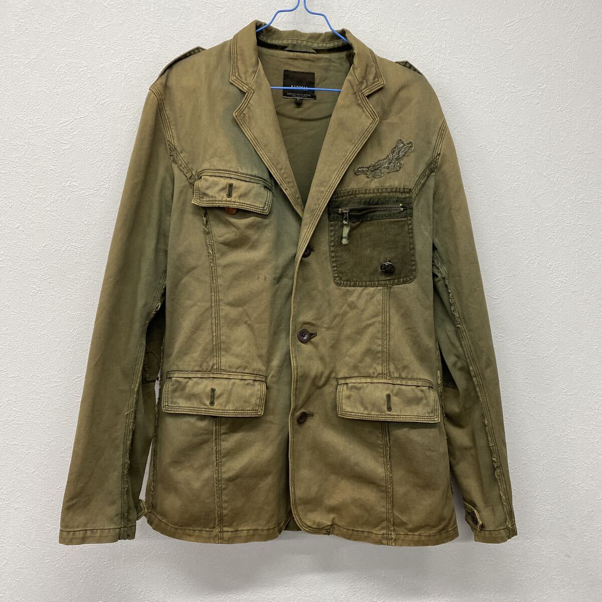 ULTIMAX ミリタリージャケット ベージュ アウター 古着 L  ×2拍卖