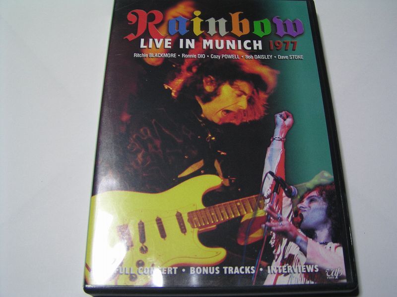 ★1977 リッチー・ブラックモアズ・レインボー・ライブ・イン・ミュンヘン コージーパウエル国内盤DVD中古品★DVD4枚まで185円拍卖