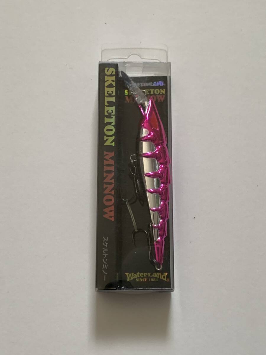 ウォーターランド【スケルトンミノー(F) ピンク/シルバー】71024拍卖
