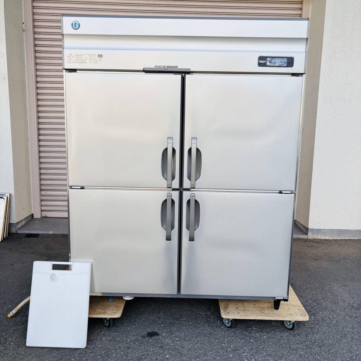動作品 ホシザキ 星崎 4ドア HR-150A3-ML オール冷蔵庫 三相200V ピラーレス 約1500×800 厨房 店舗 業務用 【直接引取可】NC2271M拍卖