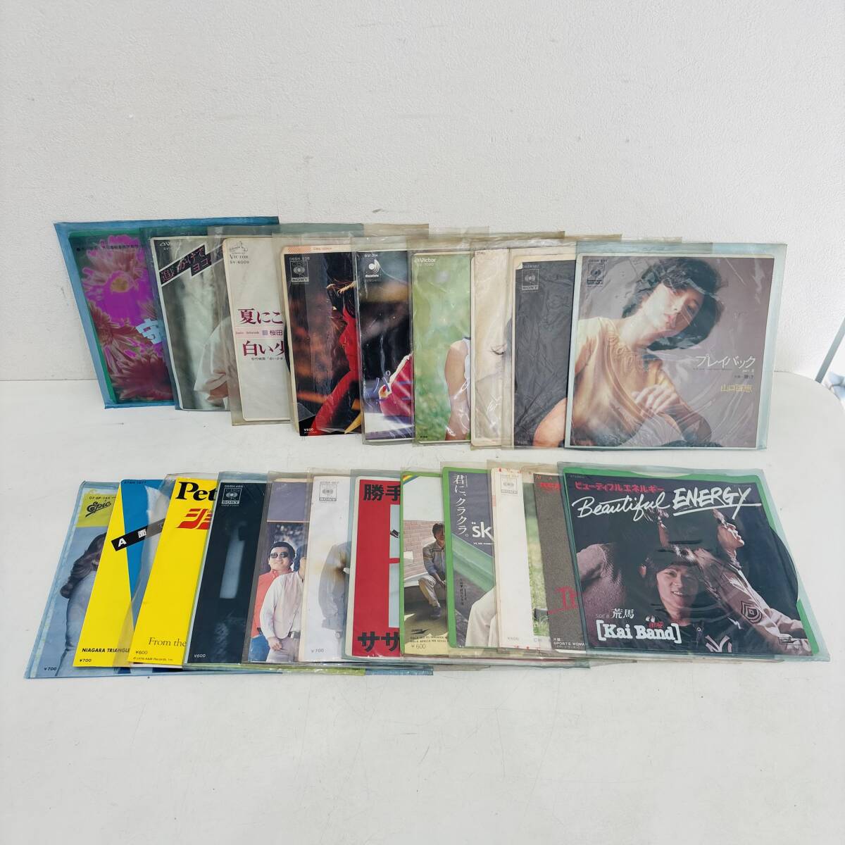 SP レコード 22枚 まとめ 山口百恵 サザンオールスターズ 桜田淳子 石野真子 浜田省吾 桑名正博 久保田早紀 他 D082M拍卖