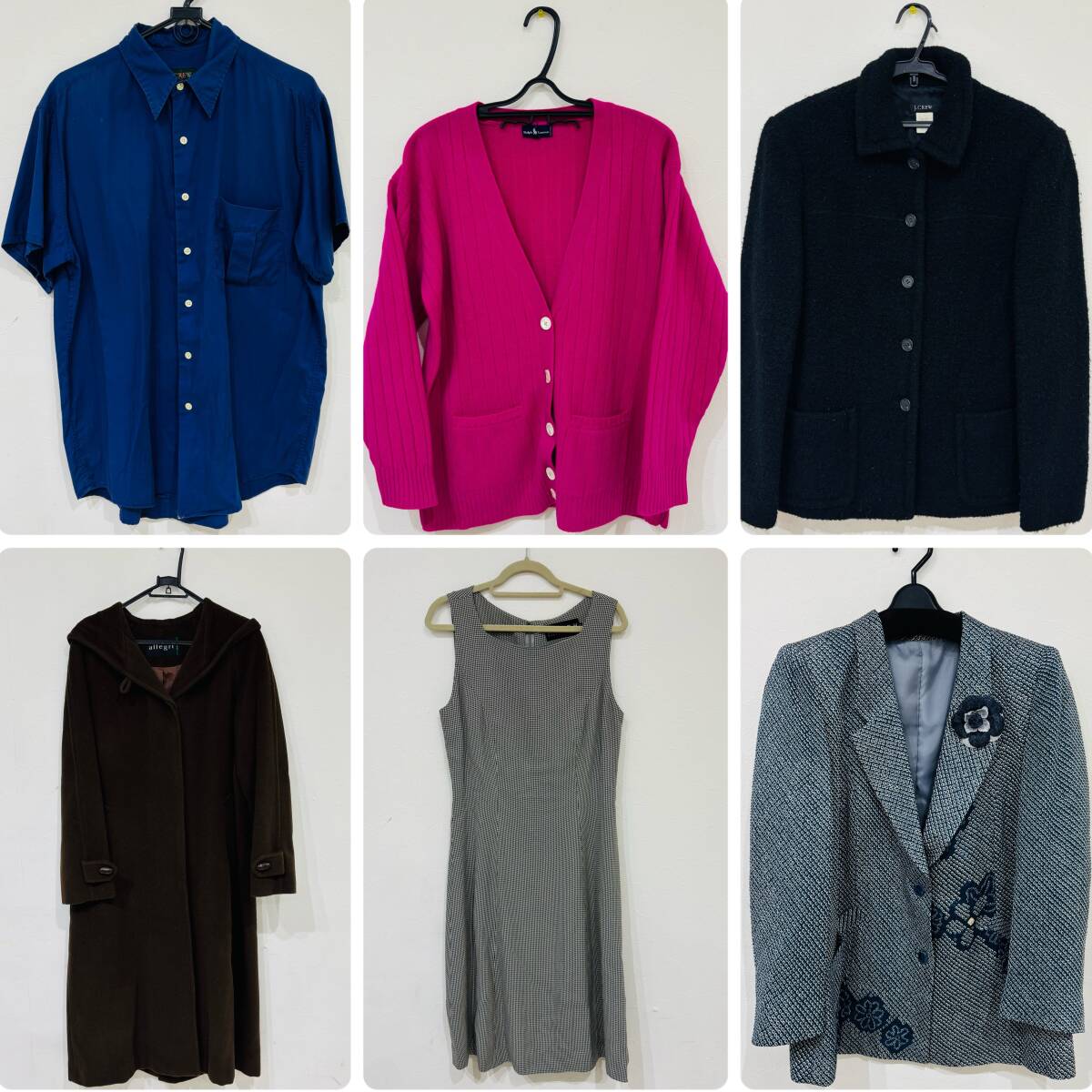 レディース 衣料 6点 まとめ ラルフローレン ワンピース カーディガン J.CREW シャツ ショートコート allegri コート 他 NC2340M拍卖