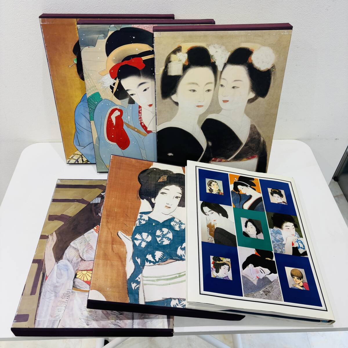 6冊 まとめ 現代日本美人画全集 集英社 4 5 7 9 10 12 寺島紫明 伊東深水/梶原緋佐子・広田多津・北沢映月/名作選Ⅰ Ⅱ Ⅳ NC2365M拍卖