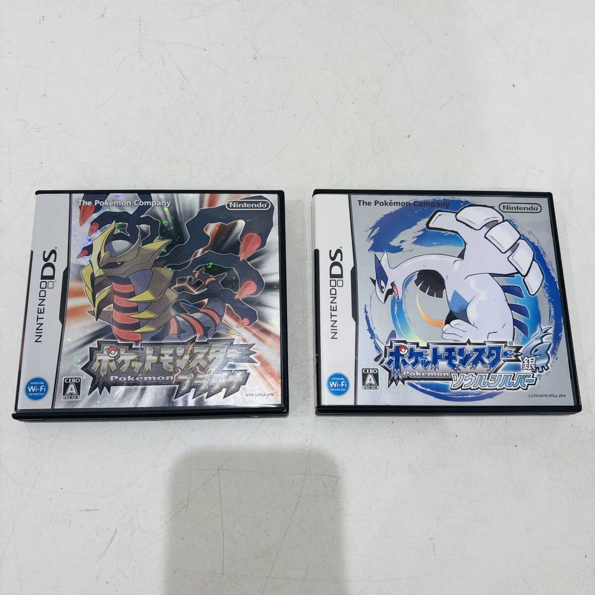 Nintendo DS ニンテンドー DS ソフト ポケットモンスター プラチナ ソウルシルバー 2個 まとめ ポケモン on319M拍卖