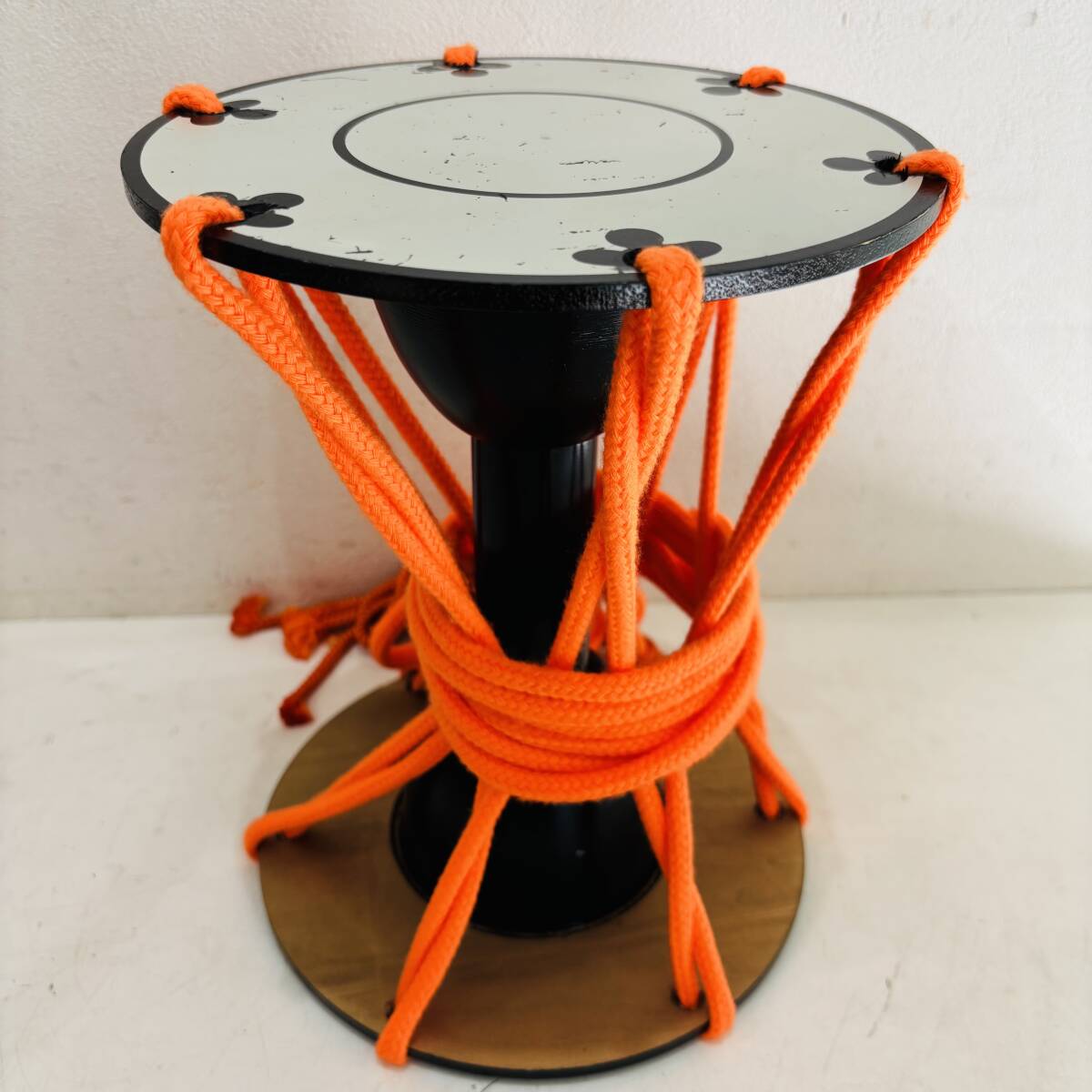 鼓 小道具 全長約26cm×直径約20cm 稽古用 木製 日本舞踊 日舞 歌舞伎 つづみ 和楽器 小鼓 レトロ 雑貨 置物 NC2409E拍卖