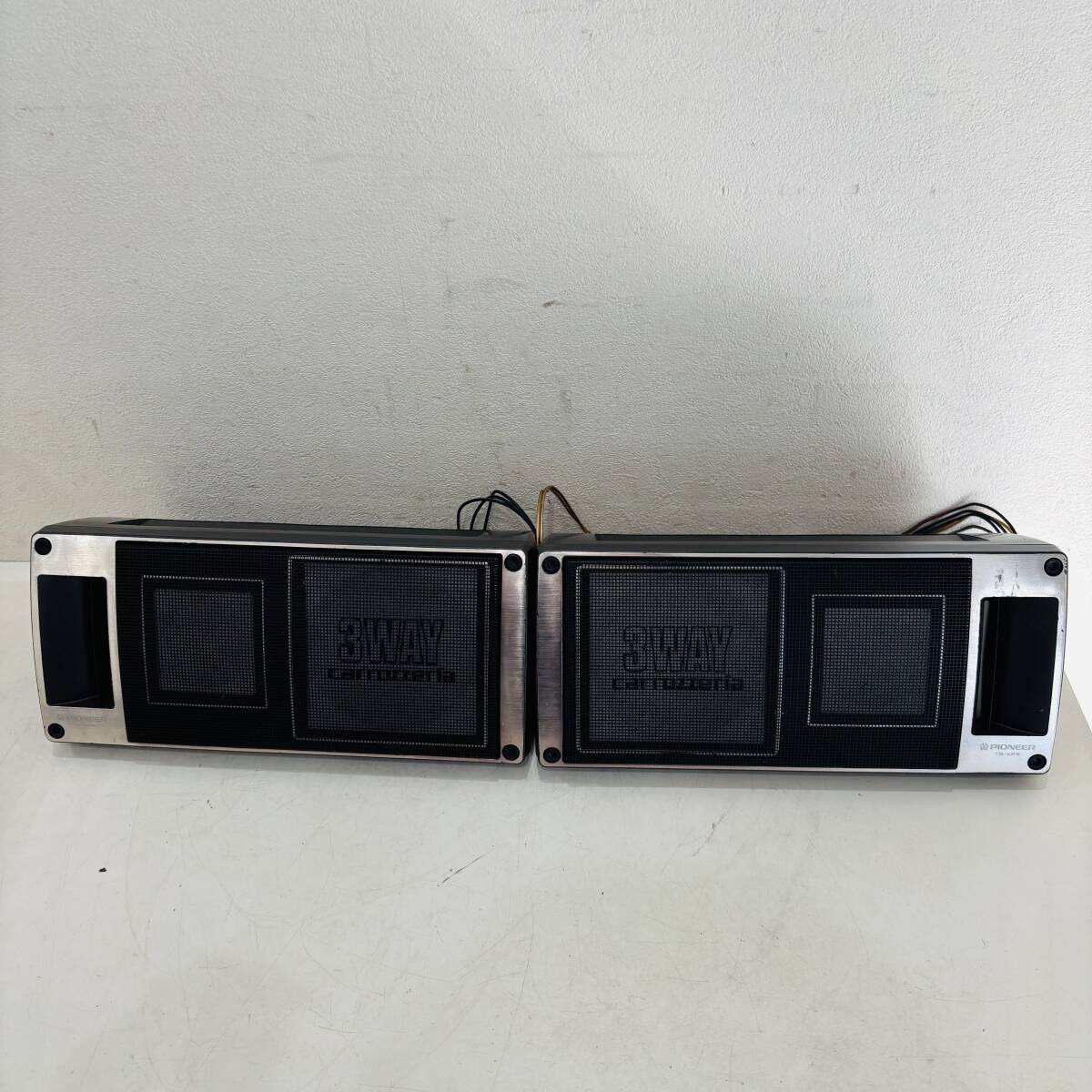 PIONEER carrozzeria TS-X25 3WAY スピーカー カーオーディオ 昭和レトロ 旧車 パイオニア 当時物 動作未確認 現状品 NC2412E拍卖