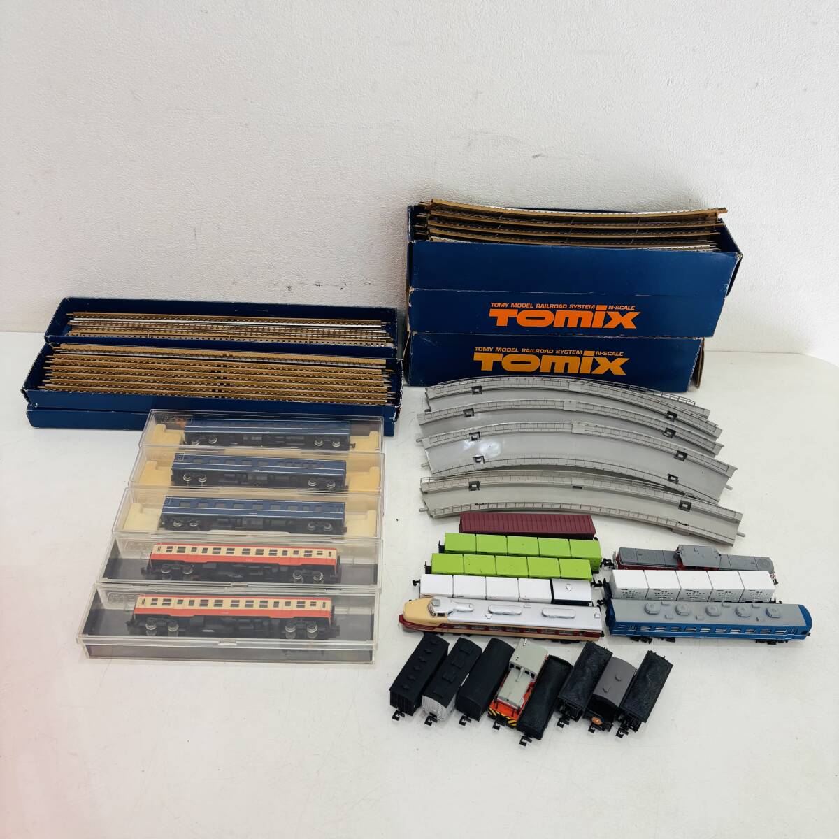 TOMIX KATO Nゲージ カーブレール ストレートレール 貨車 機関車 他 鉄道模型 レトロ ジャンク on358M拍卖