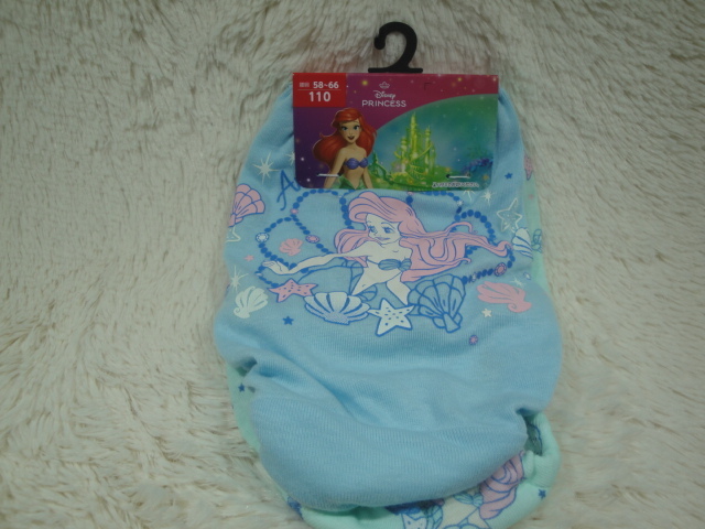 S新品110-714 ディズニー アイエル ジュニアショーツ 薄ブルーバックプリント + 薄緑総柄 2枚組拍卖