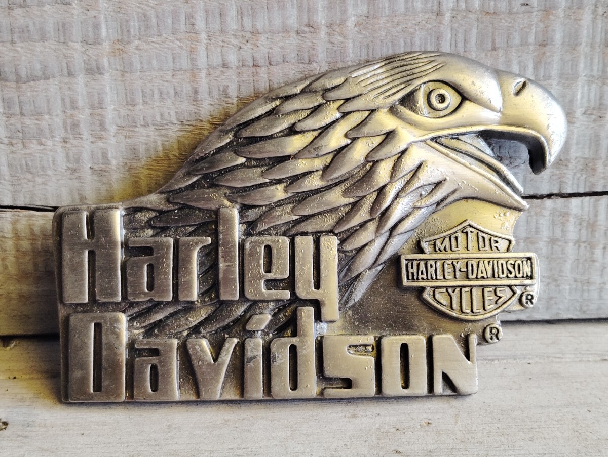 ハーレーダビッドソン ベルトバックル ビンテージ イーグル ハーレー拍卖