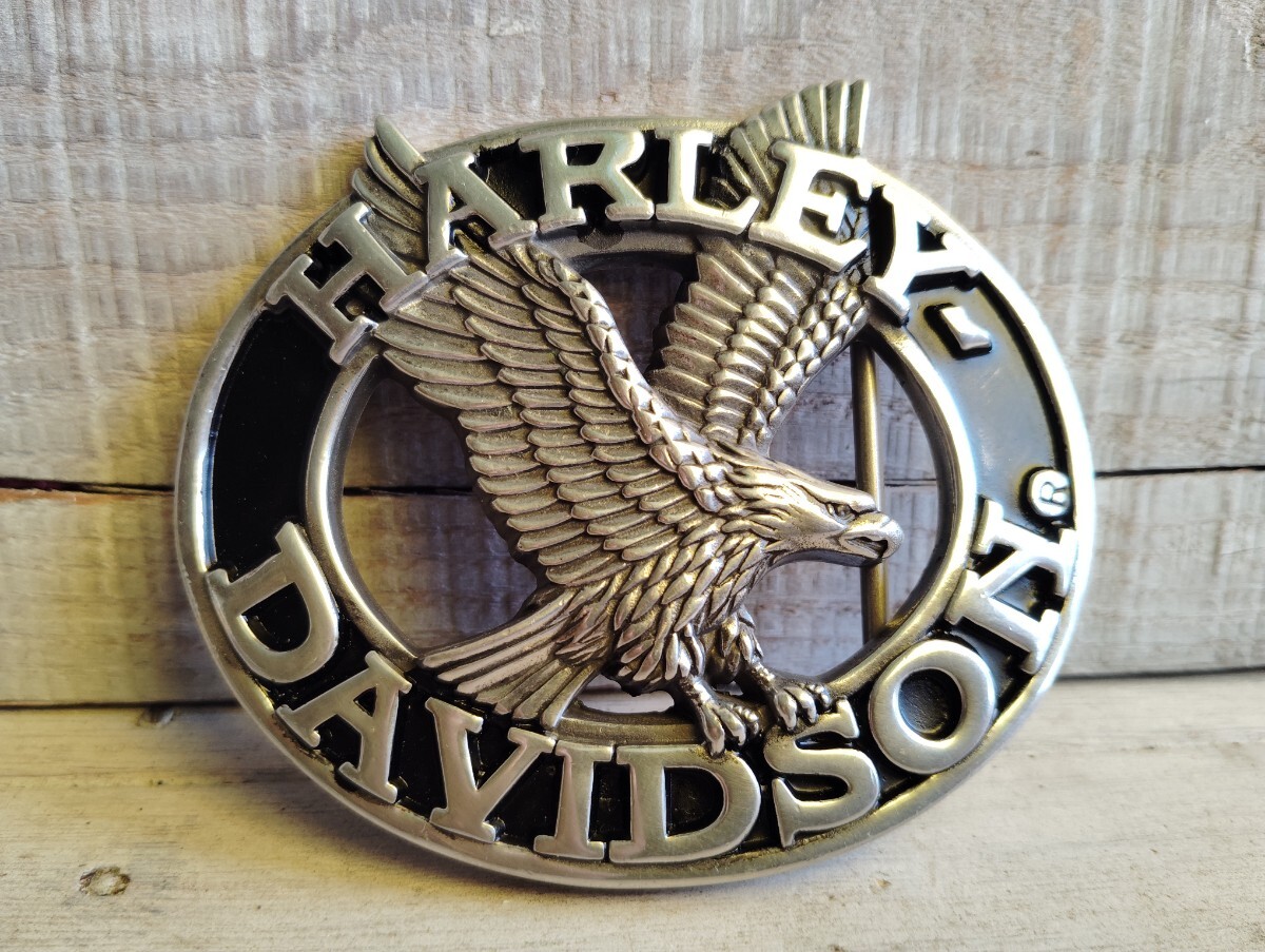 ハーレーダビッドソン ベルトバックル ビンテージ 当時物 イーグル1013拍卖
