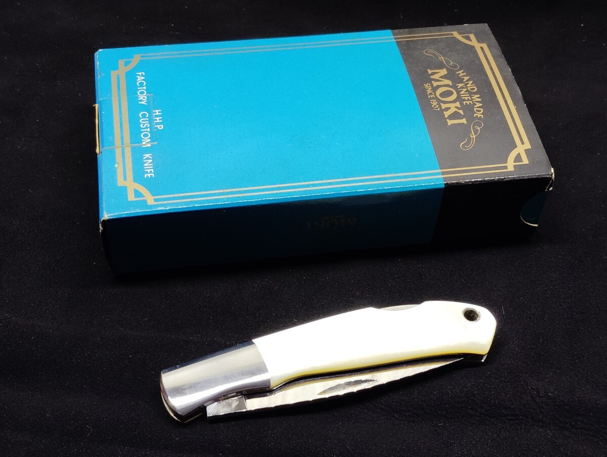 MOKI MK-500E デルフィ Mパール フォールディングナイフ 折りたたみ ナイフ拍卖