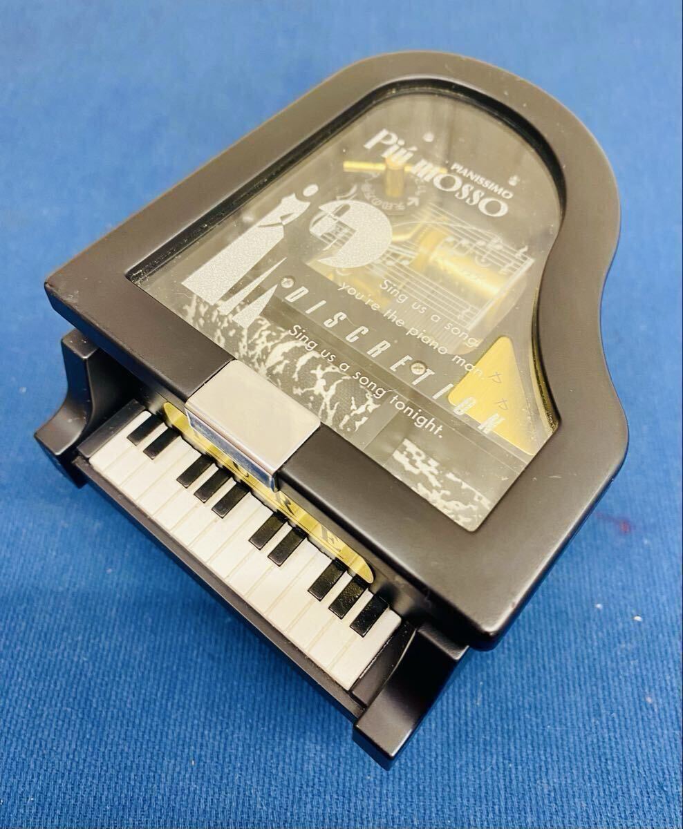 〈N8493〉オルゴール付 ジュエリーボックス 曲 YaYa サザンオールスターズ グランドピアノ型 Piu mosso PIANO 小物入れ インテリア拍卖