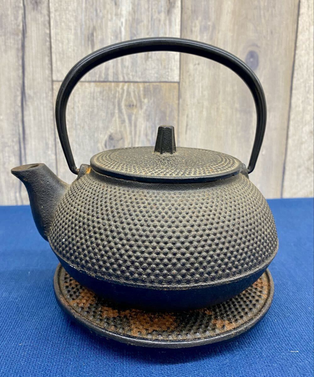〈N8985〉 南部鉄器 南部鉄瓶 鉄瓶 岩鋳 急須 茶道具 煎茶道具 鉄器 茶器拍卖