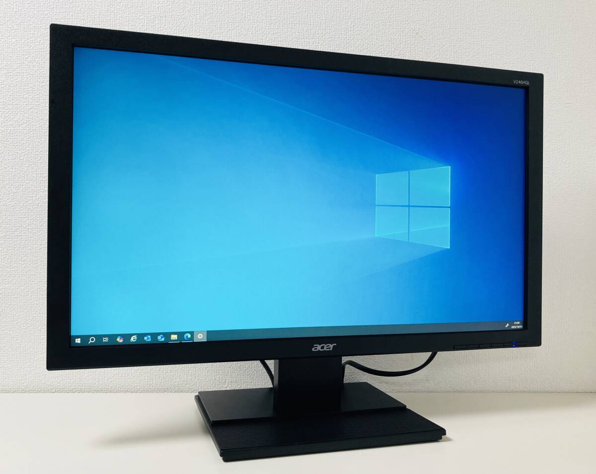 全国送料無料 動作補償 ACER 23.6型 ワイド モニター フルHD 1920×1080 TN パネル非光沢 V246HQLCbid拍卖