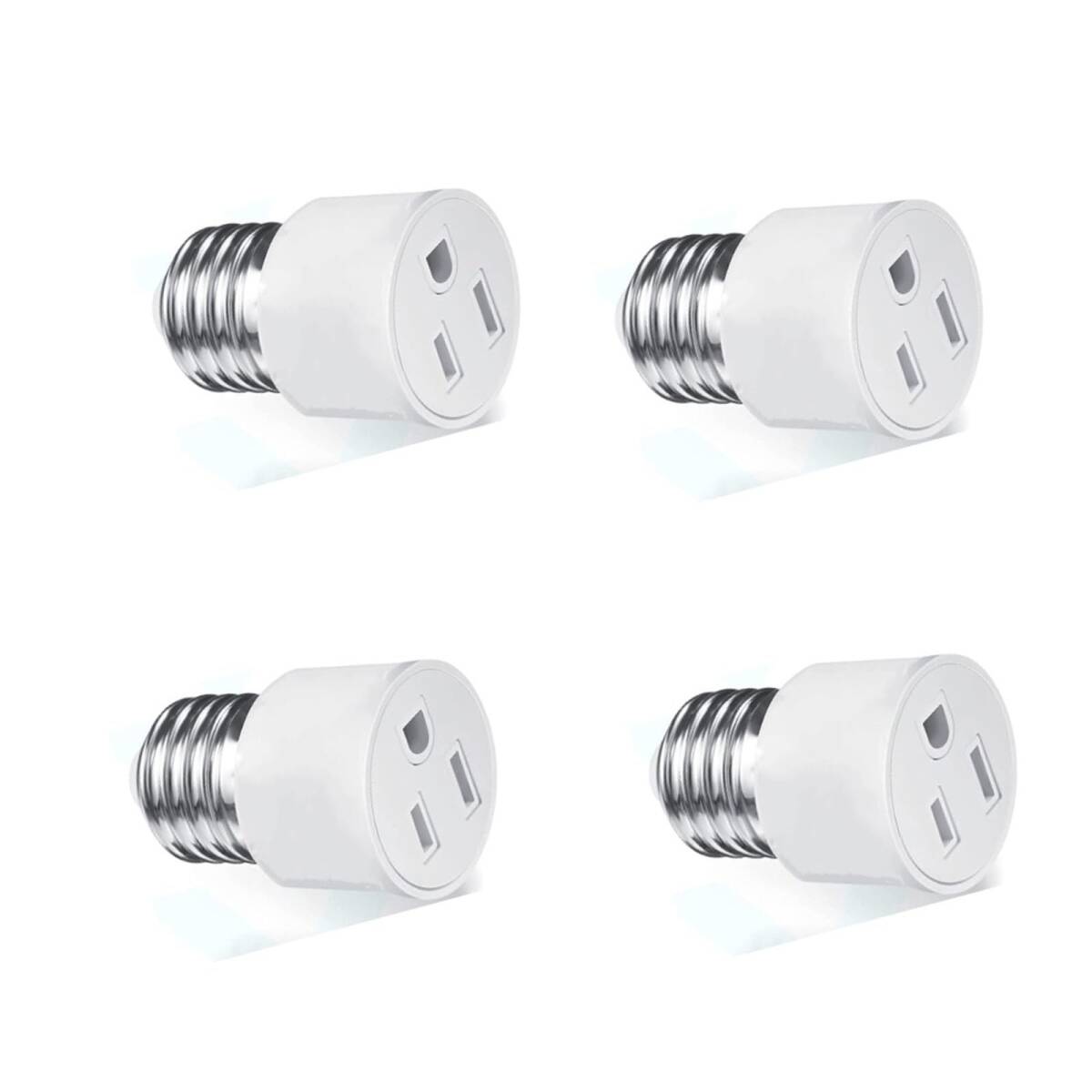 電球ソケット 電球ソケット 140度耐熱 変換 コンセント 電球ソケットアダプター 照明E26電球ソケットアダプター 2/3 極変拍卖