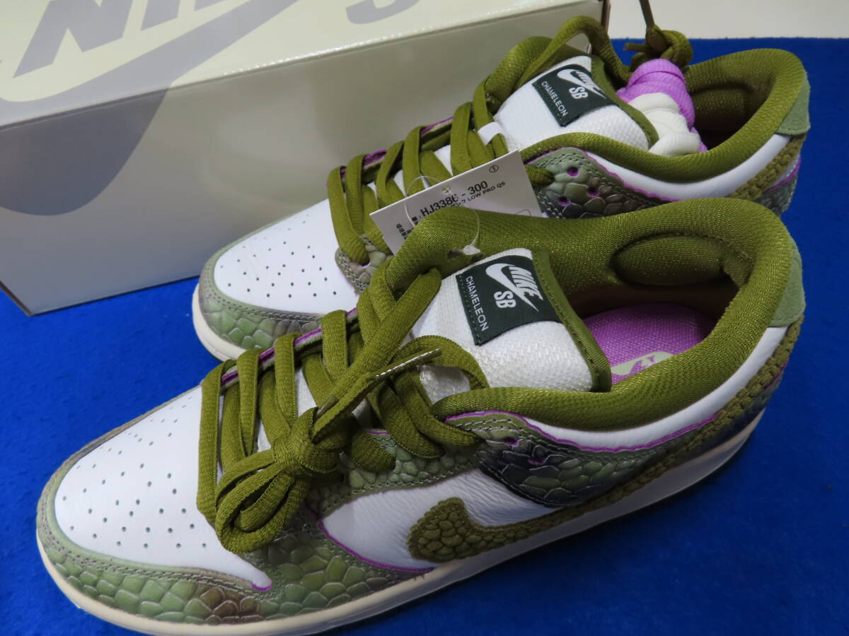 【未使用品】Alexis Sablone×NIKE SB DUNK LOW PRO スニーカー HJ3386 300【US9/27cm】White&Oil Green Pacific moss拍卖