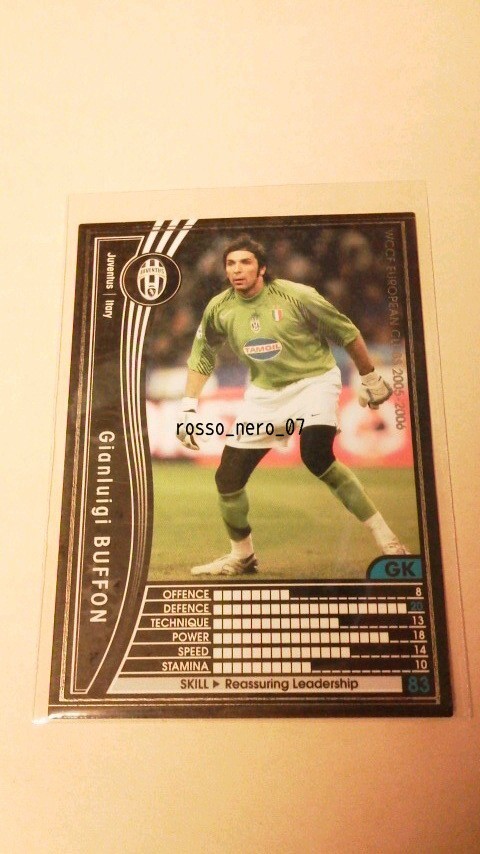 ☆WCCF2005-2006☆05-06☆209☆黒☆ジャンルイジ・ブッフォン☆ユベントス☆Gianluigi Buffon☆Juventus☆拍卖