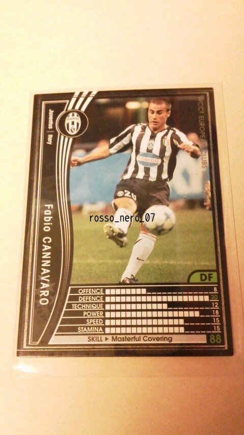 ☆WCCF2005-2006☆05-06☆210☆黒☆ファビオ・カンナバロ☆ユベントス☆Fabio Cannavaro☆Juventus☆拍卖