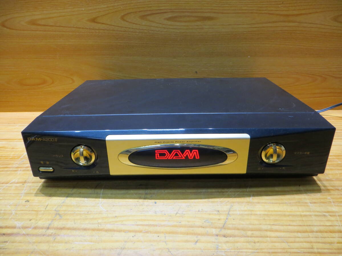 *S3400* 第一興商 DAM ダム パワーアンプ DAM-A200Ⅱ 動作確認済み品中古#* 拍卖
