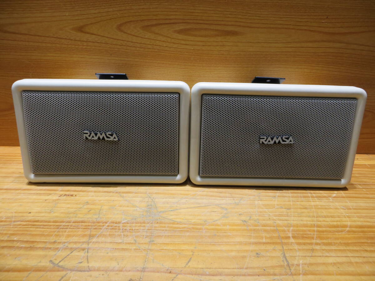 *S3413* WS-A10-W RAMSA 小型スピーカー ラムサ 動作確認済み品中古#*拍卖