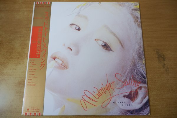 G9-065<帯付LP/プロモ/美品>本田美奈子 / ミッドナイト・スウィング拍卖
